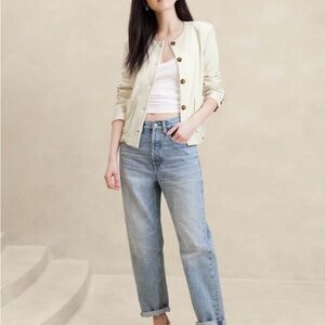 Banana Republic Cream Blazer